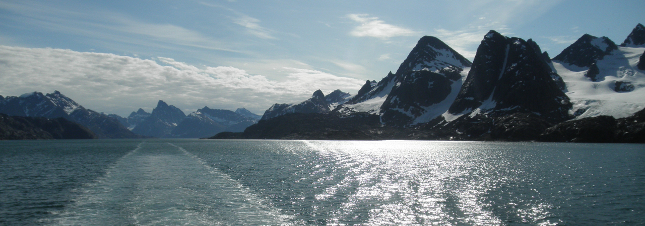 Sailing up the west coast of Greenland.