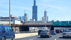 One of the few not-so-fun aspects of my trip: driving through Chicago.